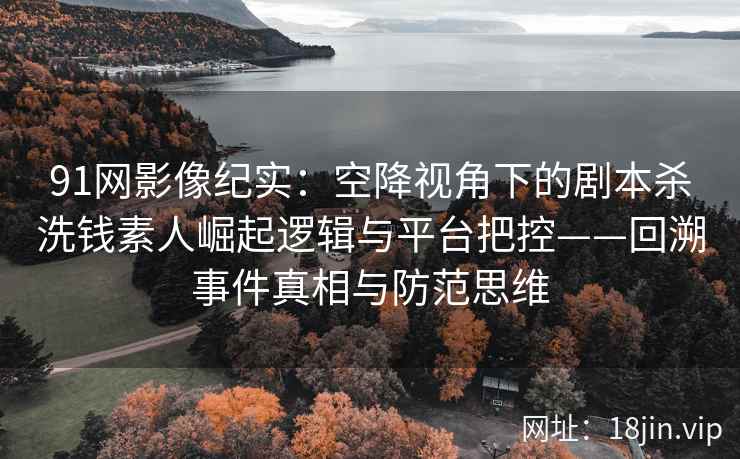 91网影像纪实：空降视角下的剧本杀洗钱素人崛起逻辑与平台把控——回溯事件真相与防范思维