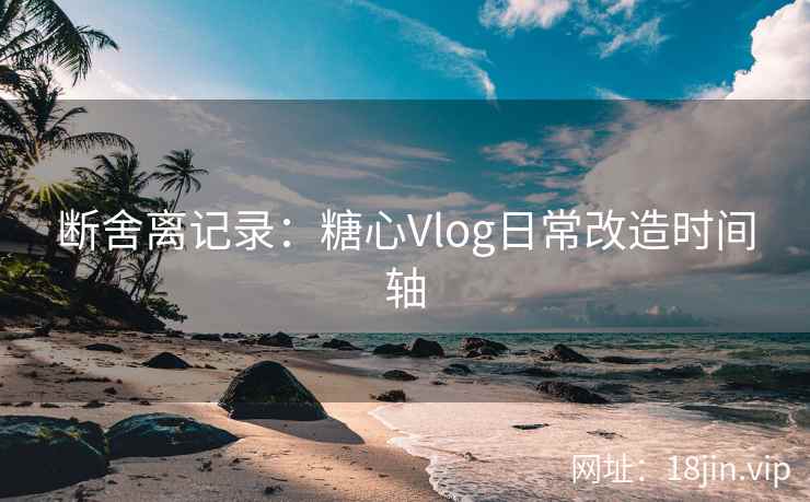 断舍离记录：糖心Vlog日常改造时间轴